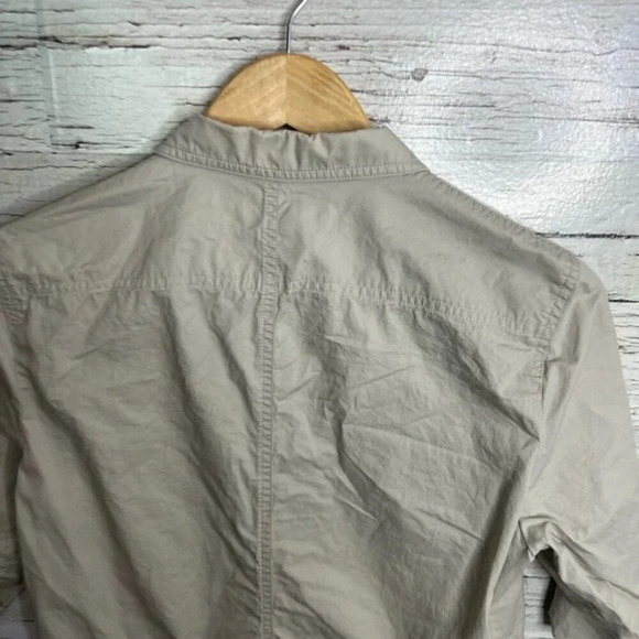 Calvin Klein khaki dress short  sleeve size 12 petite - Picture 6 of 8